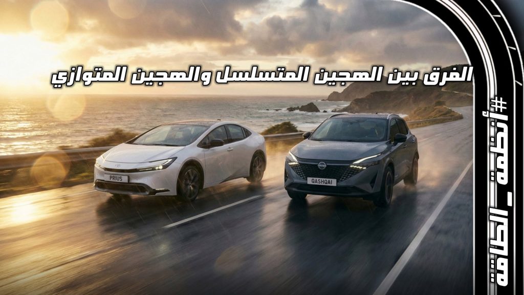 مقارنة بين الهجين المتسلسل والهجين المتوازي في السيارات وتوزيع الطاقة بين تويوتا ونيسان