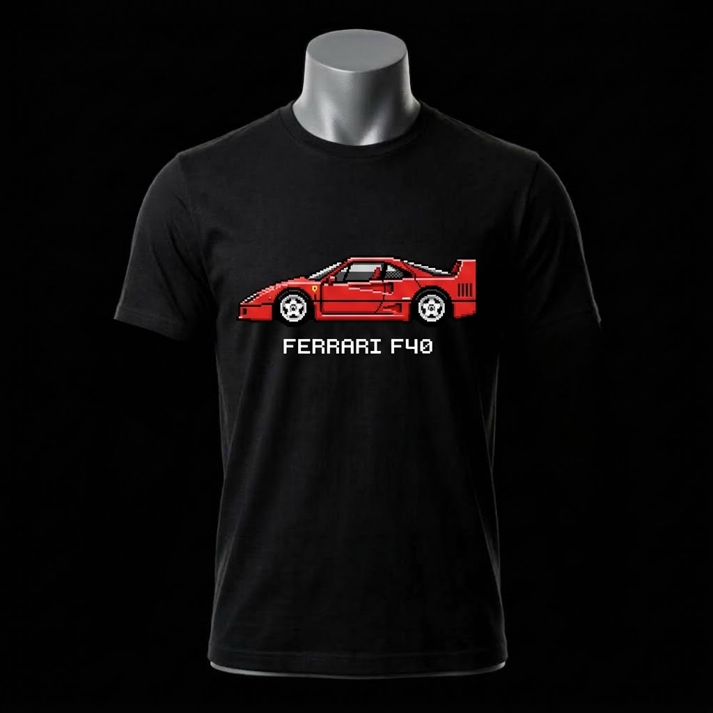 قميص الأيقونة – فراري F40 (Ferrari F40 Edition) - الصورة 3