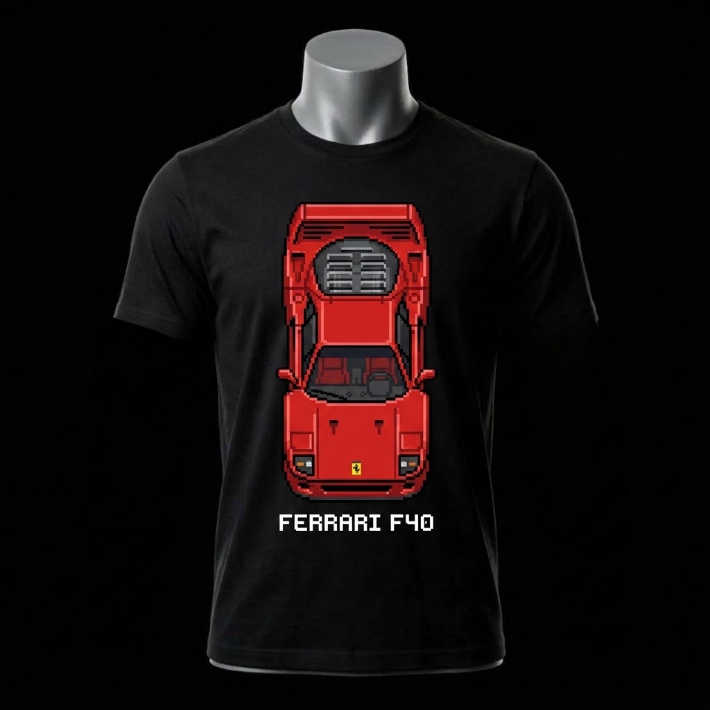 قميص الأيقونة – فراري F40 (Ferrari F40 Edition)