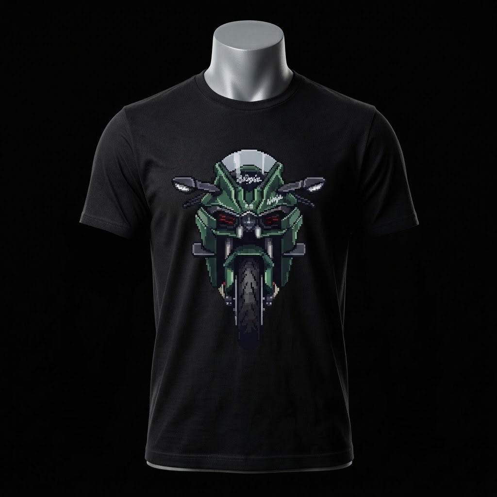 قميص الأيقونة – كاواساكي نينجا H2R (Kawasaki Ninja H2R Edition) - الصورة 2